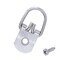 Framer Supply Heavy Duty 1 Hole Steel D-Ring Picture Hangers & #6 1/2" Pan Head Philips Screws, 10 Pack
